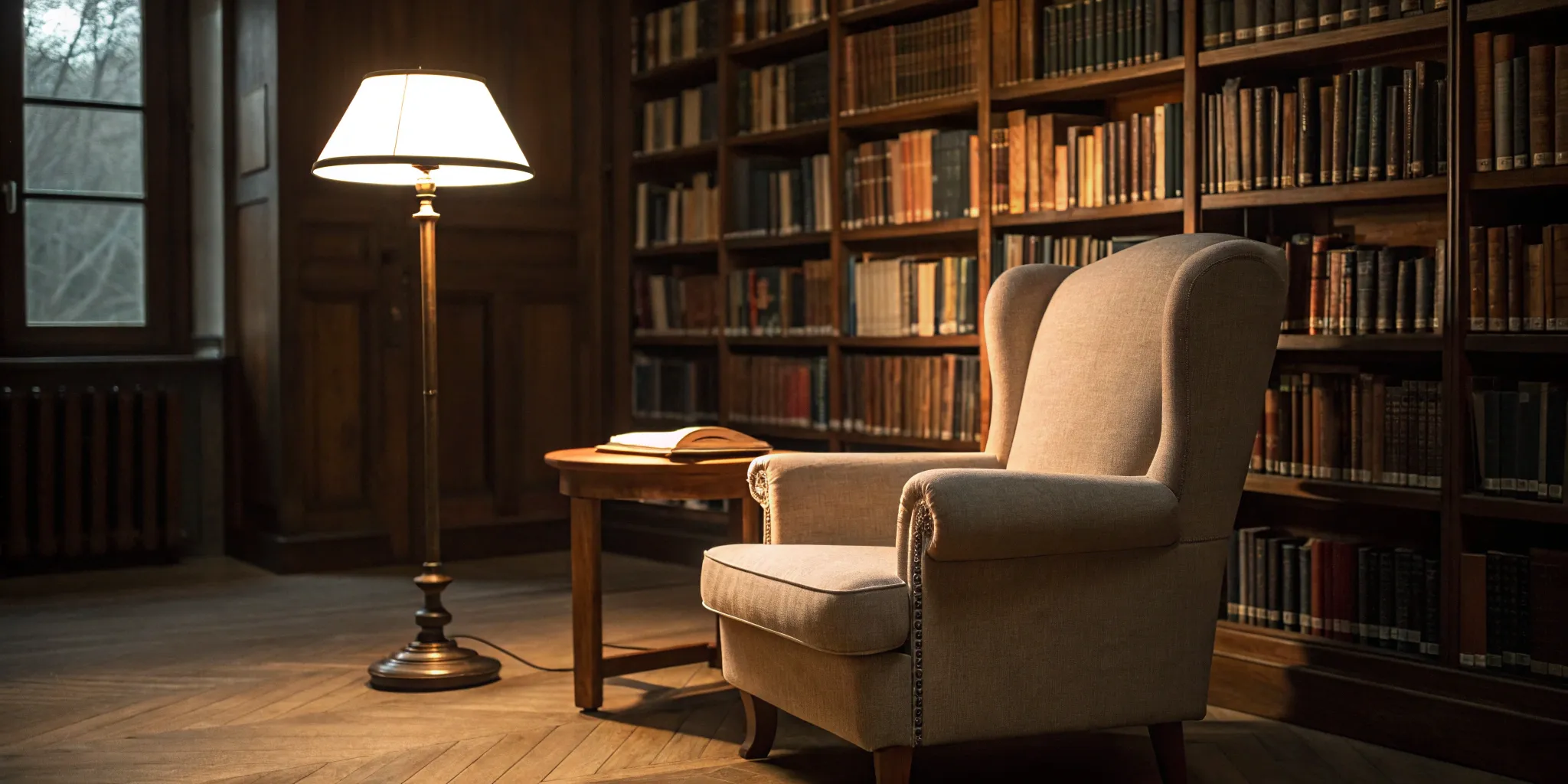 Reading Genius® 3.0 Blog 89 A comfortable armchair and bookshelf for someone researching different types of reading programs.