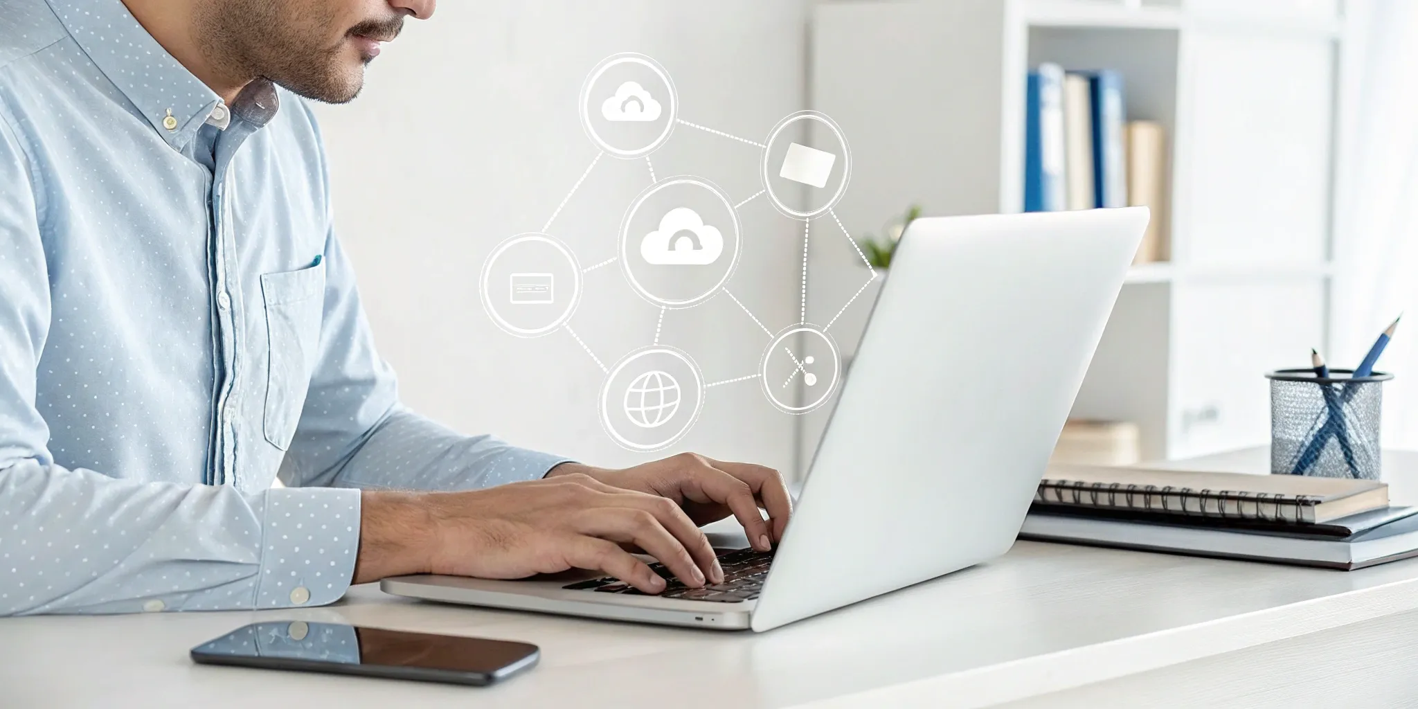 Reading Genius® 3.0 Blog 22 Man using a laptop to review the best reading enhancement software.