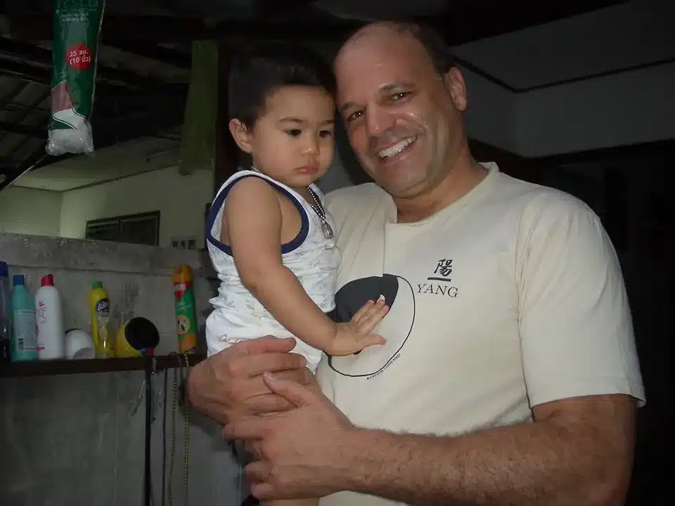 Ed's Biography v1 54 Ed with his godson, Eddy