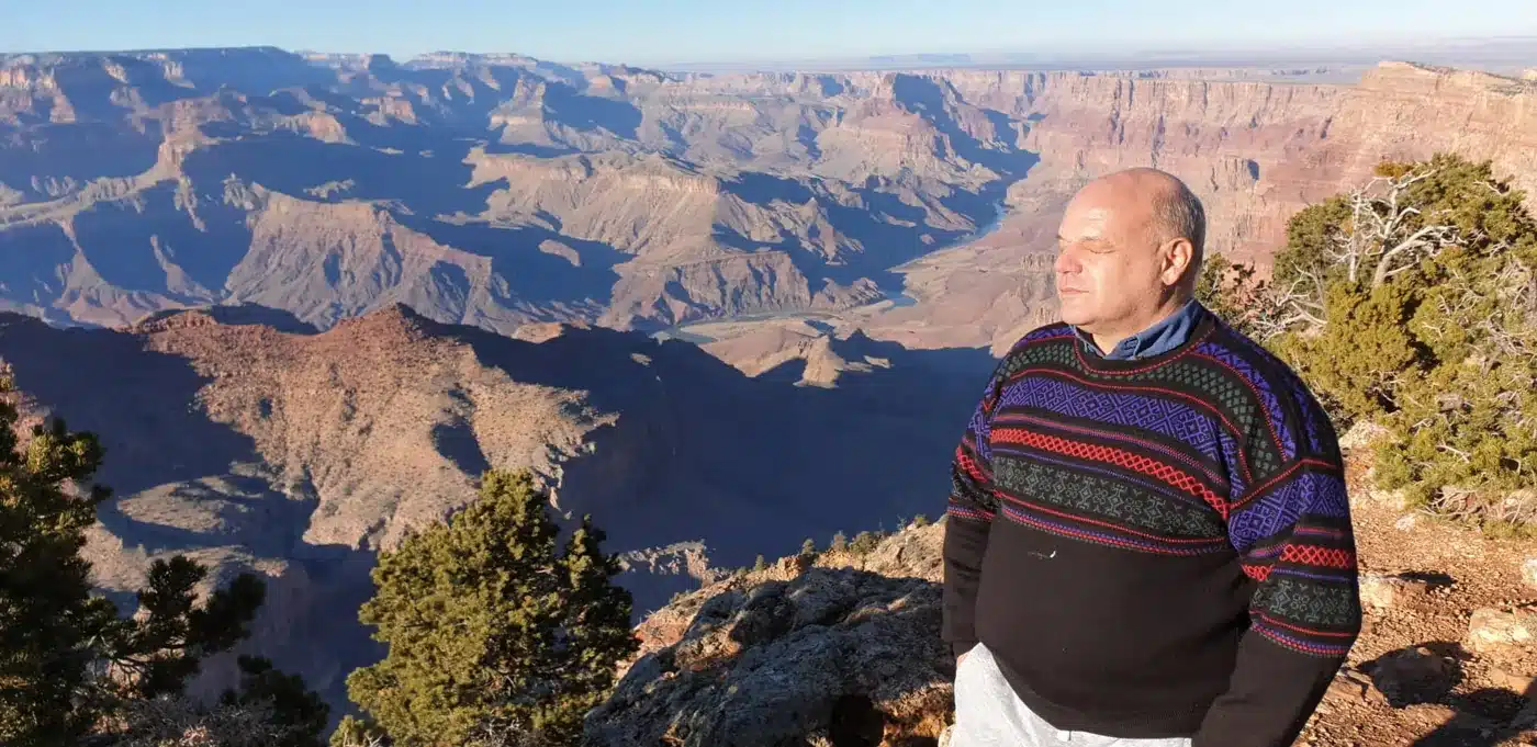Ed's Biography v1 67 Ed at the Grand Canyon