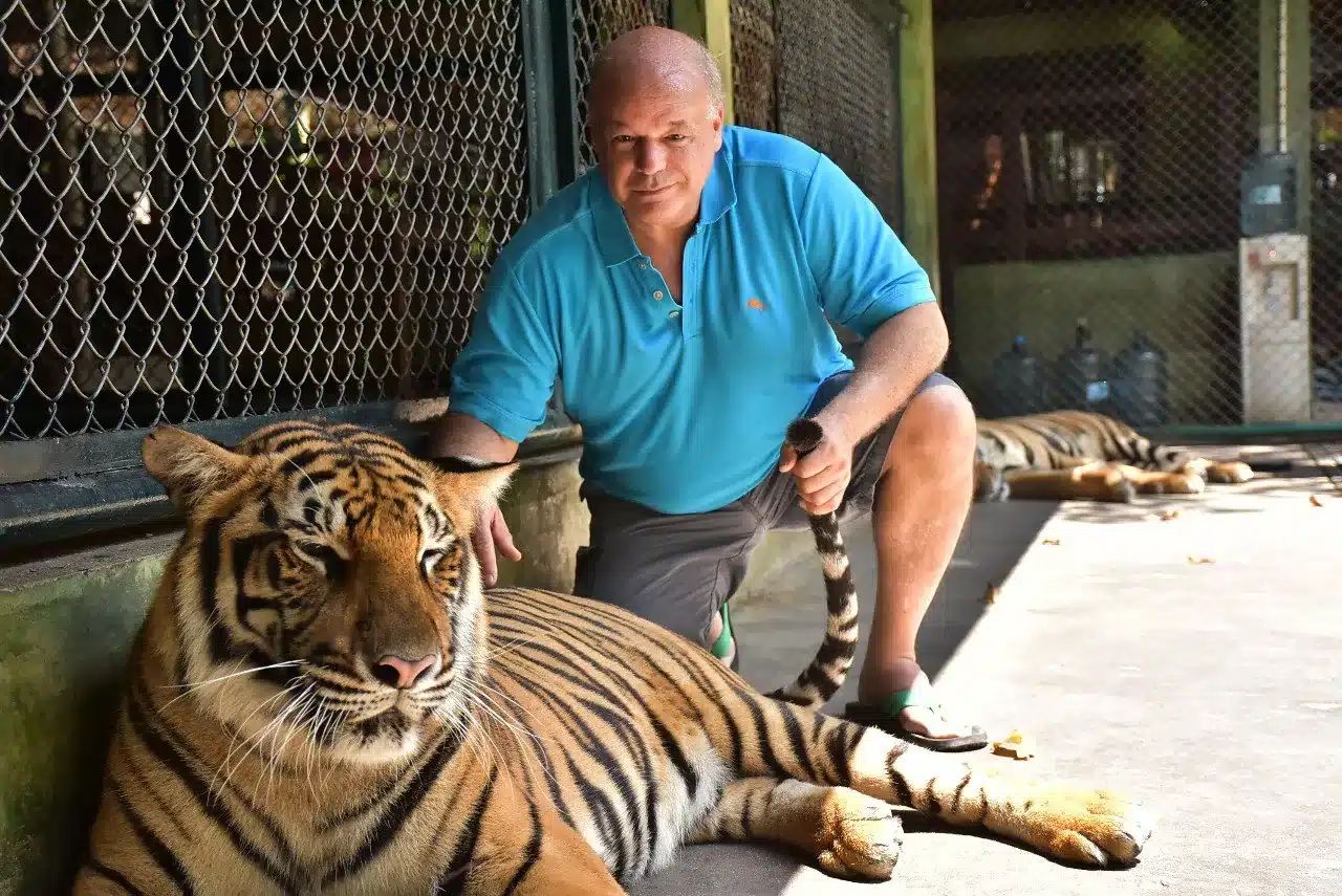 Ed's Biography v1 3 Ed with a tiger