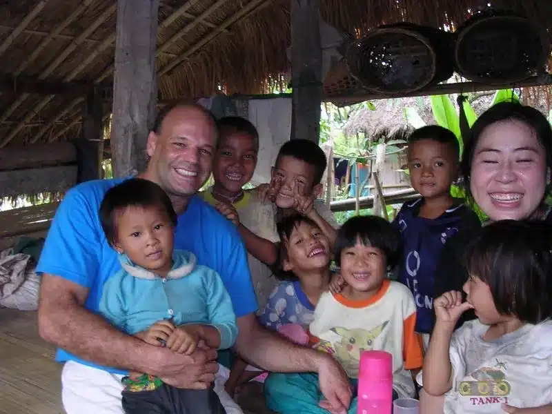 Ed's Biography v1 48 Ed with children